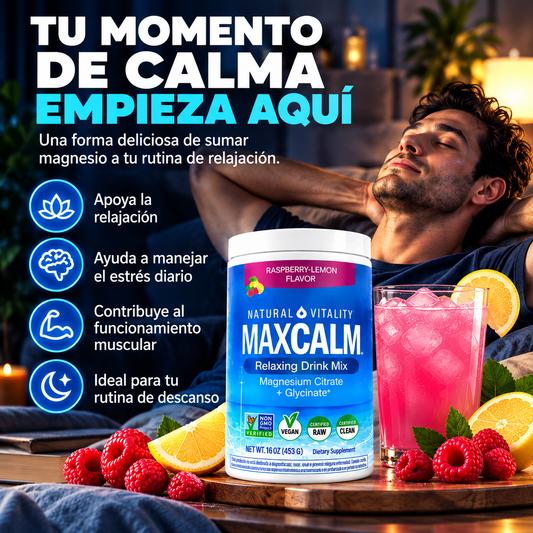 MAXCALM GLICINATO CITRATO MAGNESIO 453 G