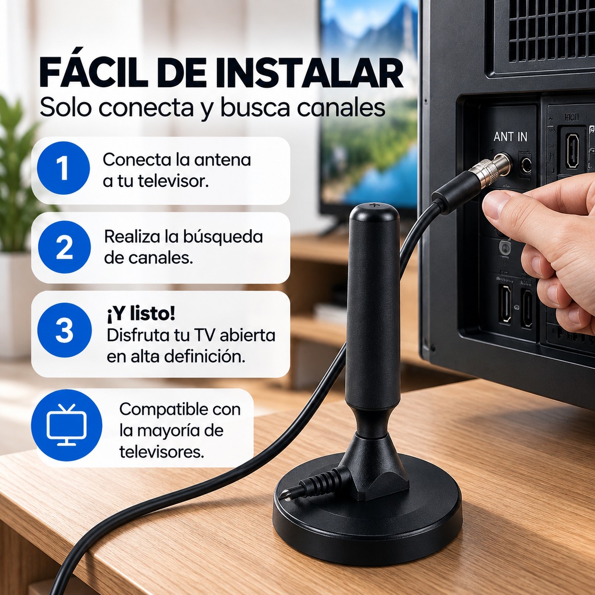 ANTENA TV DIGITAL HD