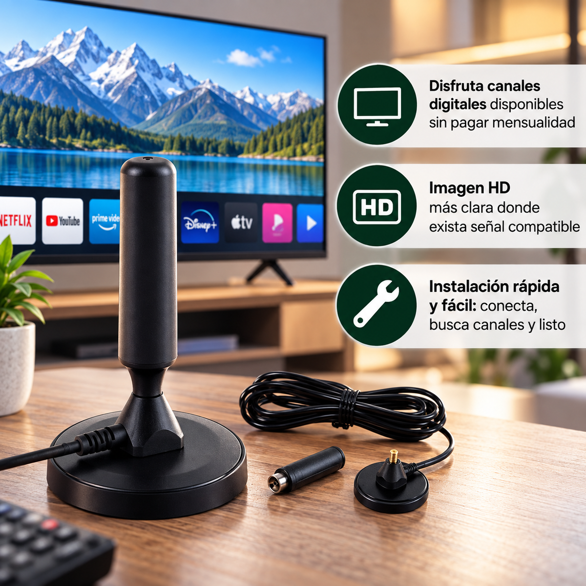 ANTENA TV DIGITAL HD