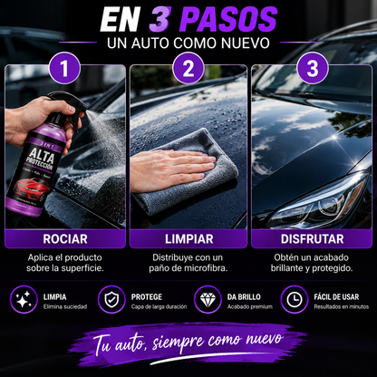 Protector Auto 3 en 1 Cera Spray 150 ml