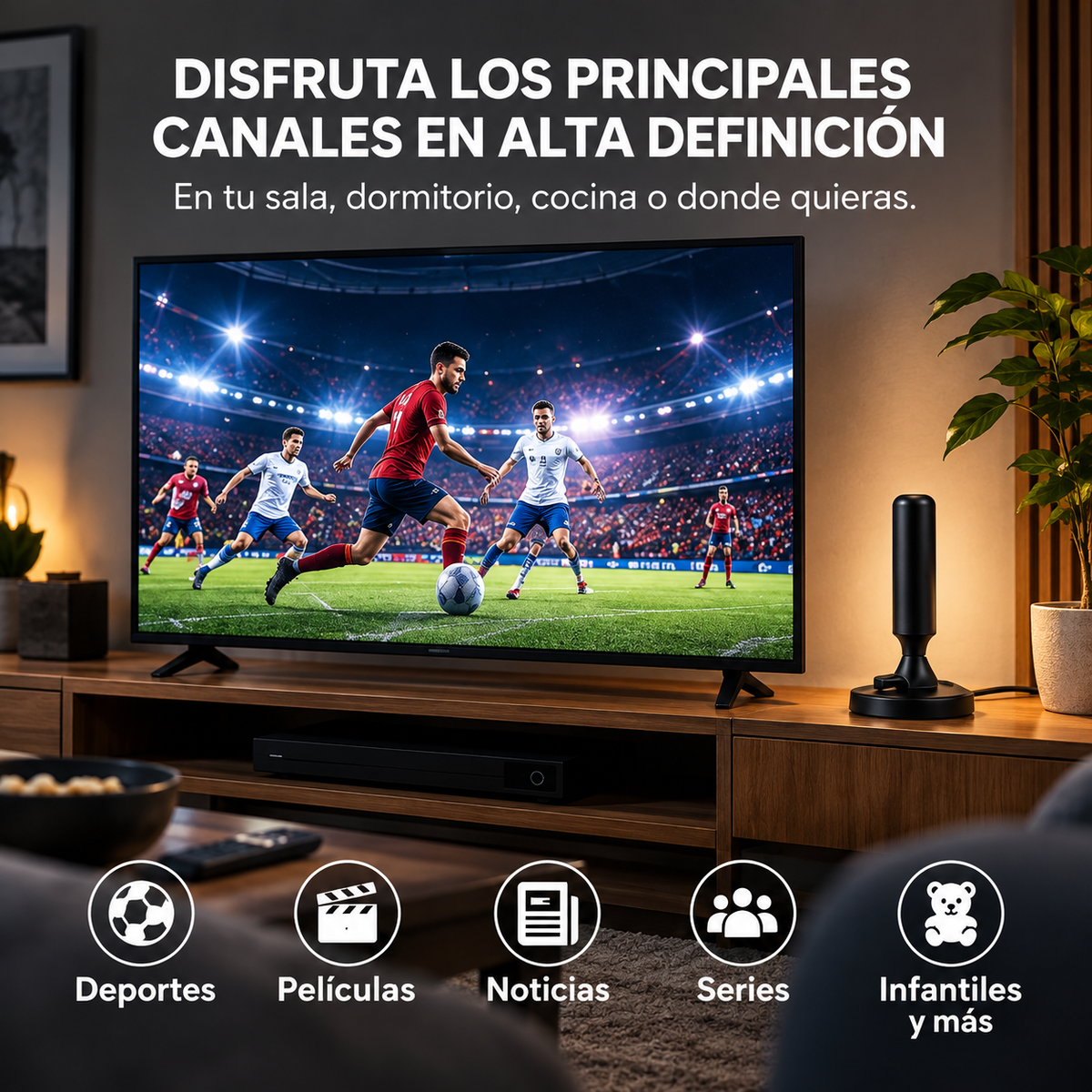 ANTENA TV DIGITAL HD