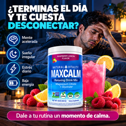 MAXCALM GLICINATO CITRATO MAGNESIO 453 G