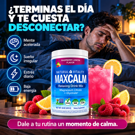MAXCALM GLICINATO CITRATO MAGNESIO 453 G